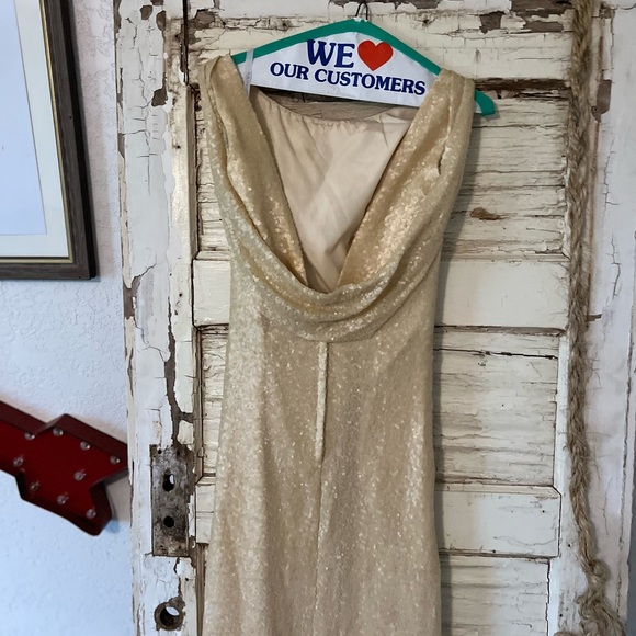 Christina Wu Sequin Bridesmaid Dress - Picture 3 of 7